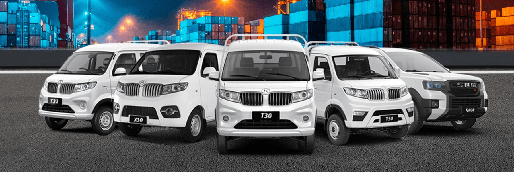 Gama Shineray SWM: vehículos comerciales T32, X30, T30, T50 y SUV G03F